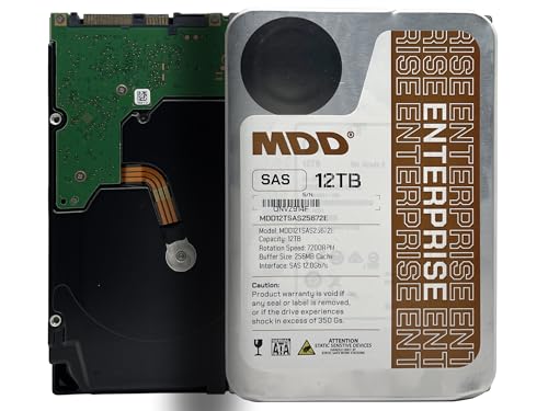 Amazon | MDD MAXDIGITALDATA 12TB 7,200RPM 256MB キャッシュ SAS